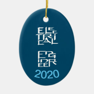 karakter van elektrotechnicus keramisch ornament