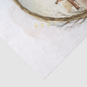 Karakter van het Floral Countryside Rabbit Tissuepapier (Detail)