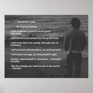 Karakterreizen van Virginia Plotner Poster