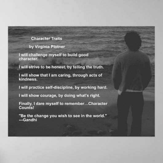 Karakterreizen van Virginia Plotner Poster (Voorkant)