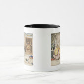 Karakters van 'Cosi fan tutte' van Mozart, 1840 Mok (Midden)