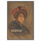 Karama: Japanse Romance Geisha-actrice Sticker (Voorkant)