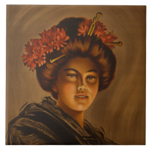 Karama: Japanse Romance Geisha-actrice Tegeltje