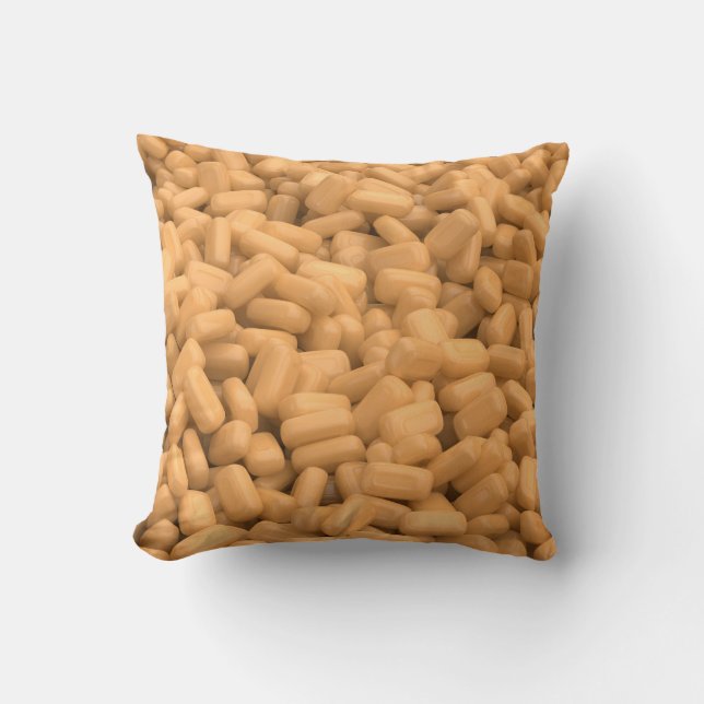 Karamel harde snoepjes kussen (Voorkant)