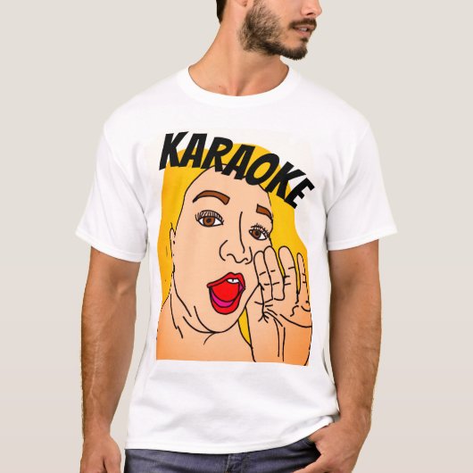 Karaoke appelle un T-shirt (Devant)