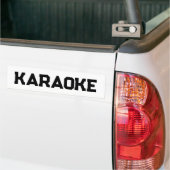 Karaoke Bumpersticker (Op Truck)