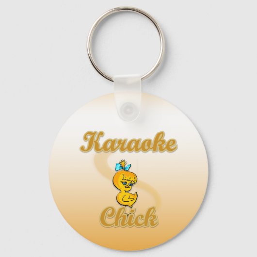 Karaoke Chick Sleutelhanger (Voorkant)