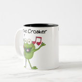 Karaoke Croaker Tweekleurige Koffiemok (Voorkant links)