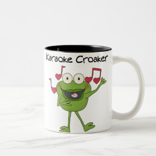 Karaoke Croaker Tweekleurige Koffiemok