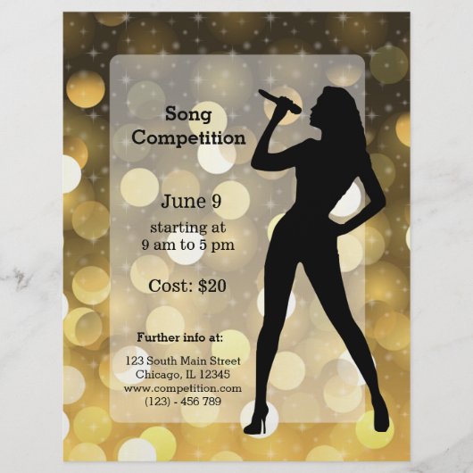 Karaoke Flyer (Voorkant)