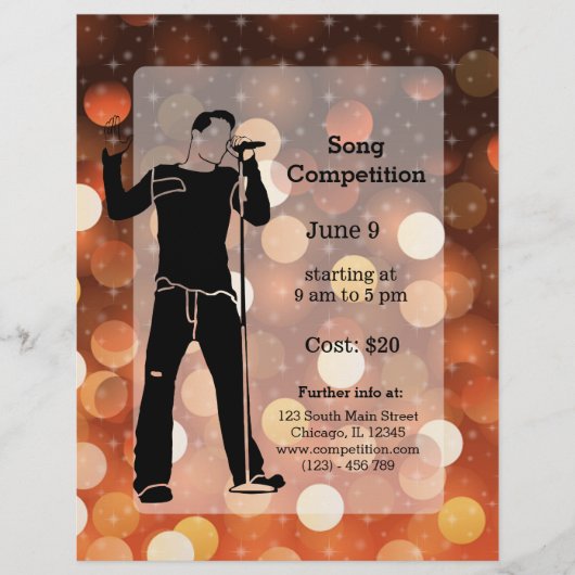 Karaoke Flyer (Voorkant)