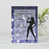 Karaoke Kaart (Staand voorkant)