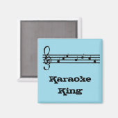 Karaoke King - aimant (Recto/Verso)
