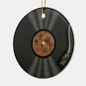 Karaoke King LP Vinyl Record Ornament (Links)