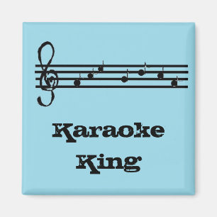 Karaoke King - magnet Magneet