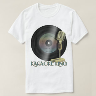 Karaoke King Persoonlijk record T-shirt