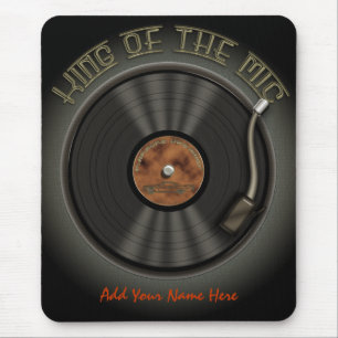 Karaoke LP Vinyl Record Mousepad Muismat