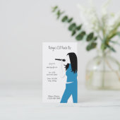 Karaoke Music DJ Service Visitekaartje (Staand voorkant)