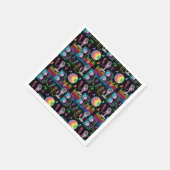 Karaoke Neon Glow Singing Music Party Servet (Hoek)