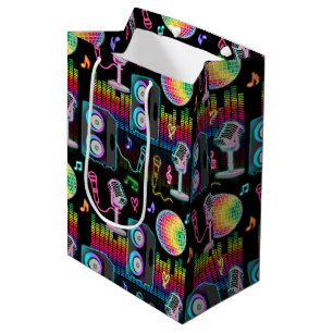 Karaoke Neon Glow Zingen Muziek Feest Medium Cadeauzakje