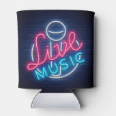 Karaoke Neon Lighting Curved Word Art Word Text Blikjeskoeler (Achterkant)