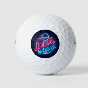 Karaoke Neon Lighting Curved Word Art Word Text Golfballen