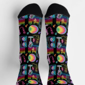 Karaoke Neon Zingende Muziekfeest Sokken (Top)