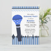 Karaoke Nights Kaart (Staand voorkant)