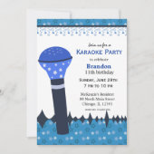 Karaoke Nights Kaart (Voorkant)