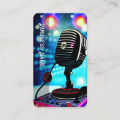 Karaoke Nights Visitekaartje (Voorkant)