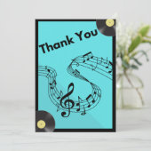 Karaoke Nite Carte de remerciements (Debout devant)