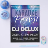 Karaoke Party | DJ | Club Flyer (Enkel)