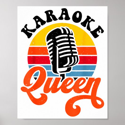Karaoke Queen Poster (Voorkant)