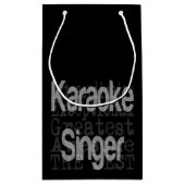 Karaoke Singer Extraordinaire Petit Sac Cadeau (Dos)