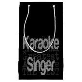 Karaoke Singer Extraordinaire Petit Sac Cadeau (Devant)
