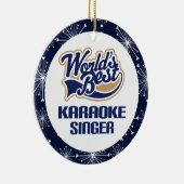 Karaoke Singer Gift Ornament (Rechts)
