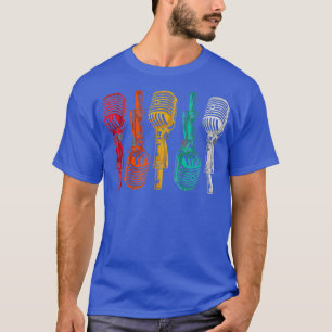 Karaoke Singer Retro Microphone - Funny T-shirt