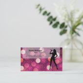 Karaoke Visitekaartje (Staand voorkant)