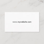 Karaoke Visitekaartje (Achterkant)