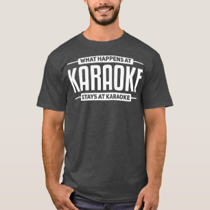 Karaoke Zangers Zingen T-shirt