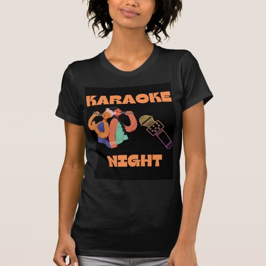 karaokeavond t-shirt (Voorkant)