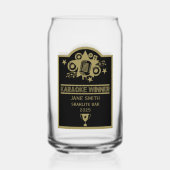 Karaokewinnaar Blikvorm Glas (Achterkant)