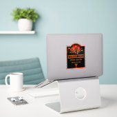 Karaokewinnaar Sticker (Laptop op bureau)