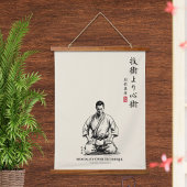 Karate 5th Precept - Mentality Over Technique Hangend Wandkleed