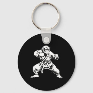 Karate Aap Taekwondo Kickboksen Mma Judo Aap Sleutelhanger