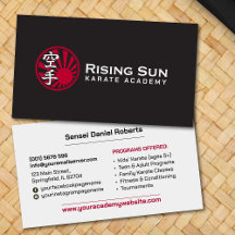 Karate Academie - Rising Sun Kanji