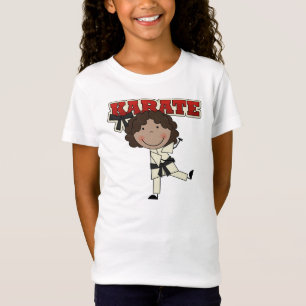 KARATE - African American Girl T-shirts en cadeaut