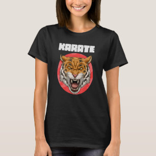 Karate Angry Tiger T-shirt
