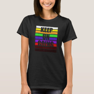 Karate Band Kleuren Blijven Gaan T-shirt