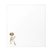 Karate Beagle Notitieblok (Voorkant)